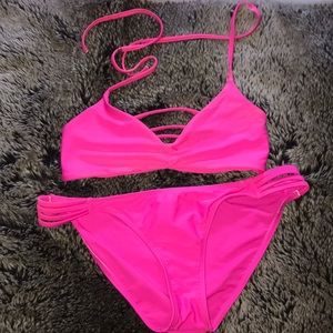 Body glove hot pink bikini